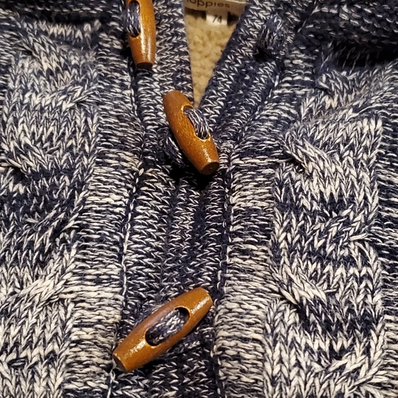 Noppies sherpa lined sweater with toggles - Picture 2 of 10
